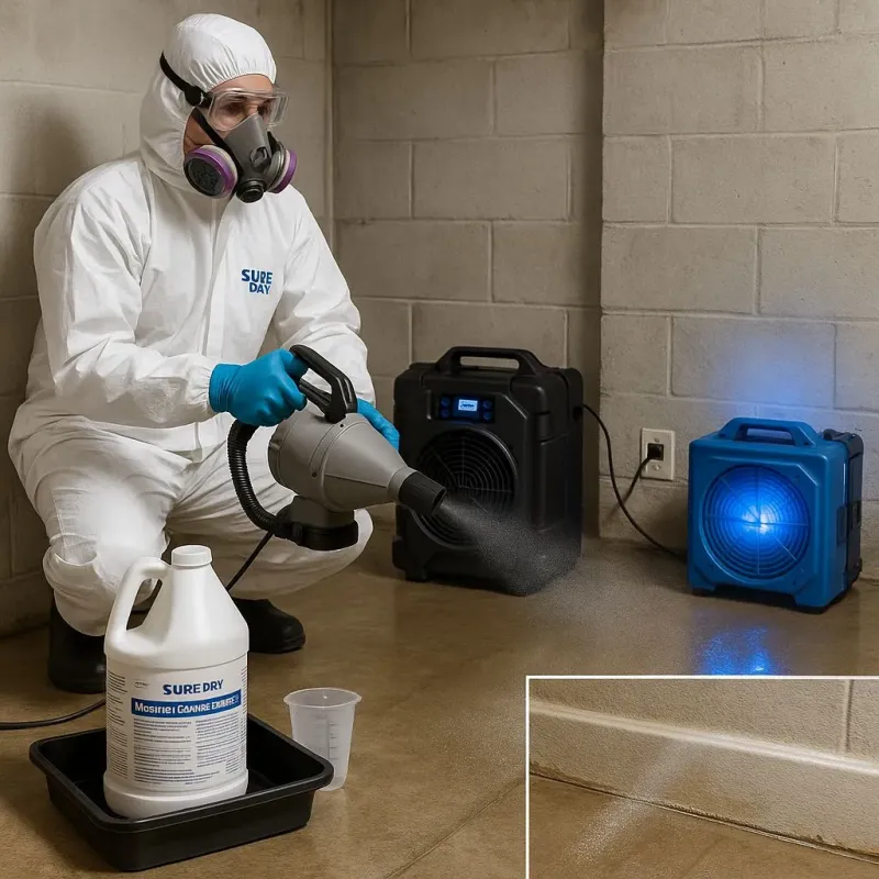 Sanitization and Odor Removal process in Cobb, CA
